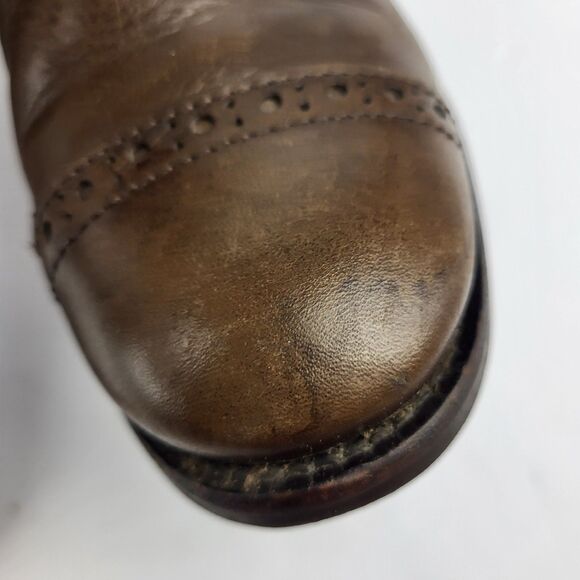 Tory Burch Chelsea Ankle Boots Patent Leather Brown Size 7 M - Picture 4 of 16